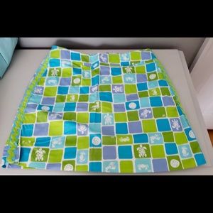 Lilly Pulitzer patterned skirt